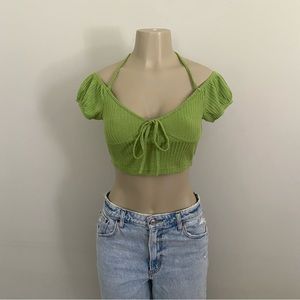 SHEIN ribbed crop top